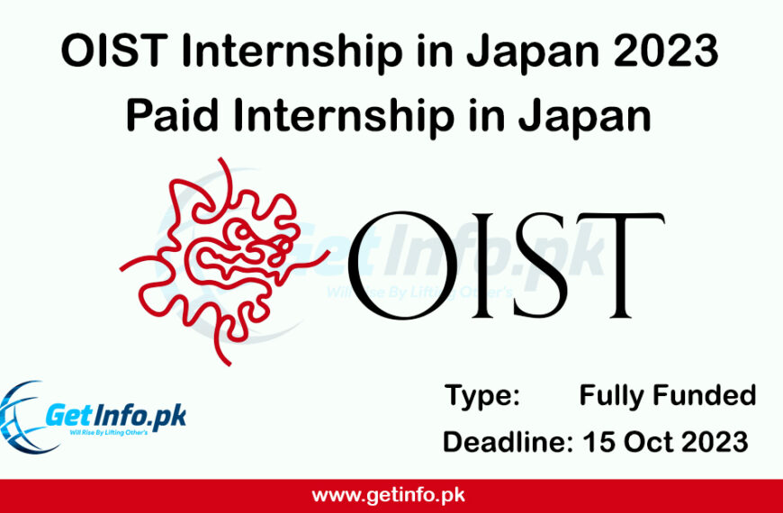 oist internship in japan 2023