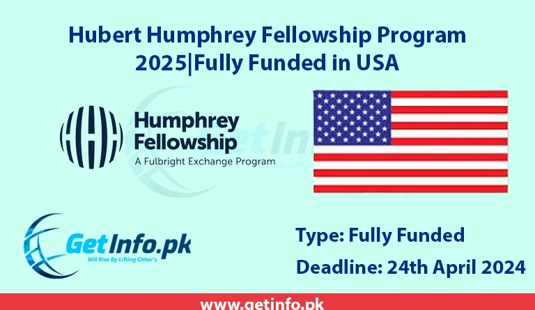 Hubert Humpheri Fellowship fully funded in USA